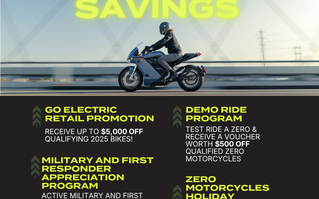Zero Motorcycles | 2025 Year End Sales on Electric Motorcycles
